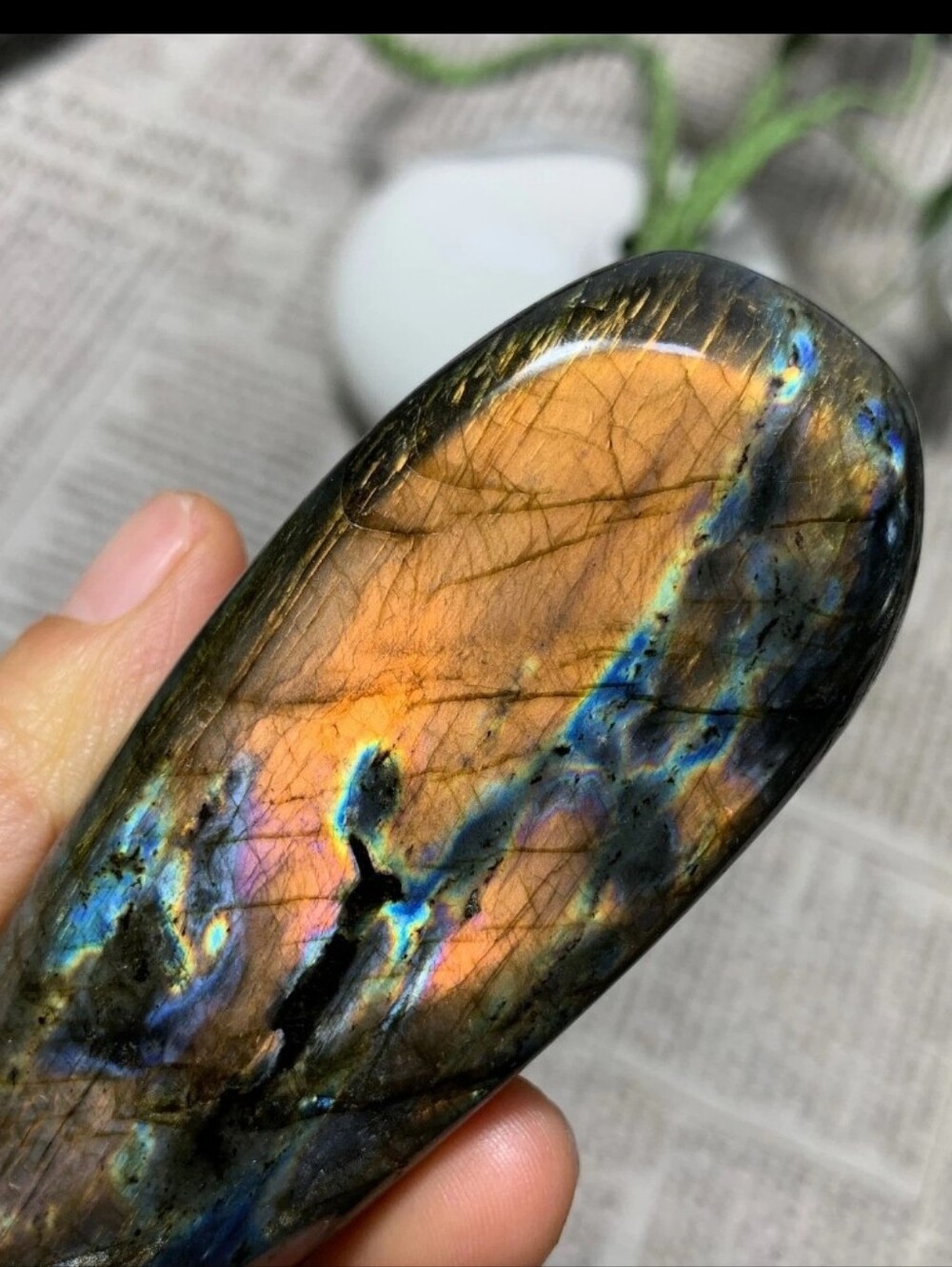 ✨️VERY FLASHY Labradorite Freeform HIGH AAA Grade ✨️STRONG GOLD FLASH CRYSTAL ✨️